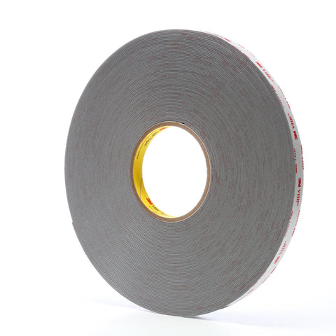 3M VHB Tape 4941 Gray, 1/2 in x 36 yd 45 mil, 4 per case